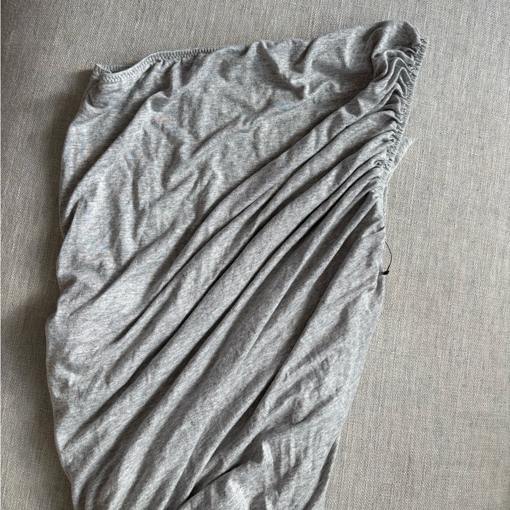 Norma Kamali grey Diana dress size small - Picture 4 of 5